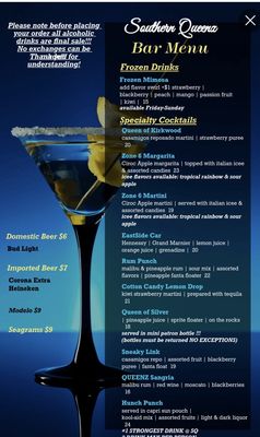 Menu photo 1 Southern Queenz Restaurant & Bar Atlanta, GA