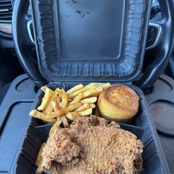 Miss Toya's Southern Kitchen - Southern catfish dinner with cornbread & fries $22 (instagram: @issa.cheatday) - Southern Near Me - Gaithersburg, Maryland Miss Toya's Southern Kitchen - Southern catfish dinner with cornbread & fries $22 (instagram: @issa.cheatday) - Southern Near Me - Gaithersburg, Maryland