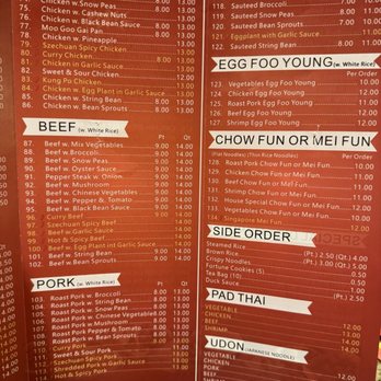 Number One Chinese - Menu - Chinese Near Me - Matawan, New Jersey