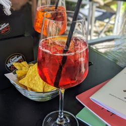 Parco del Valentino - May 18, 2024; Campari Spritz & Aperol Spritz (€5 ea).