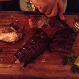 Half chicken and spare ribs! Half chicken and spare ribs!