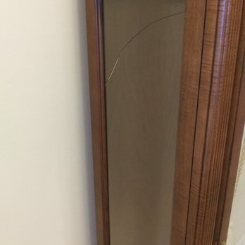 American Van Lines - broken glass in grandfather clock - Movers Near Me - Pompano Beach, Florida