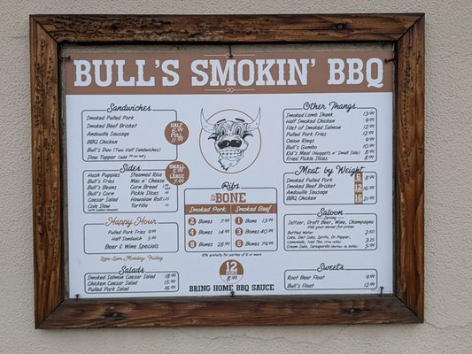 Menu photo 7 Bull's Smokin BBQ San Diego, CA Menu photo 7 Bull's Smokin BBQ San Diego, CA