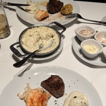 Fleming’s - Filet, lobster tail, and mashed potatoes - Steakhouses Near Me - Orlando, Florida