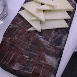 Ham and cheese plate Ham and cheese plate