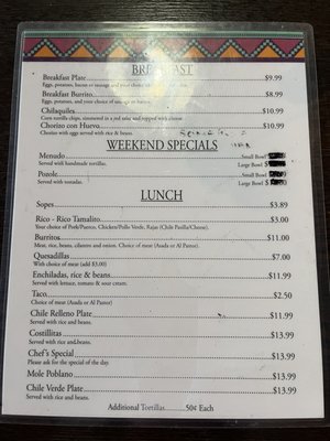 Menu photo 7 Cafe Tizon El Monte, CA
