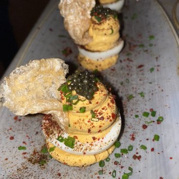 Red Rooster Overtown - Deviled eggs - Cocktail Bars Near Me - Miami, Florida Red Rooster Overtown - Deviled eggs - Cocktail Bars Near Me - Miami, Florida