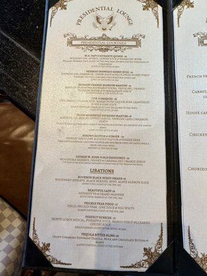 Menu photo 5 Presidential Lounge Riverside, CA Menu photo 5 Presidential Lounge Riverside, CA