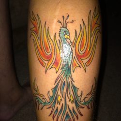 The Real McCoy Tattoo - Phoenix tattoo done in 2015