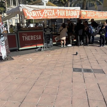 Chez Thérésa - Stand at Marché Aux Fleurs - Cours Saleya - Pizza Near Me - Nice, 06