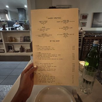 Tratto - Drink menu - Italian Near Me - Phoenix, Arizona