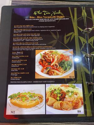 Menu photo 7 Pho Truc Xanh Vista, CA Menu photo 7 Pho Truc Xanh Vista, CA