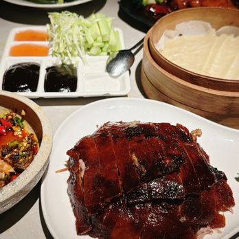 Uluh - Brown Sugar Glazed Peking Duck (L) - Tea Rooms Near Me - New York, New York