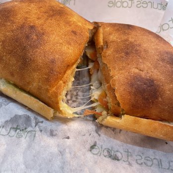 Nature's Table - a sandwich cut in half - Vegetarian Near Me - Orlando, Florida Nature's Table - a sandwich cut in half - Vegetarian Near Me - Orlando, Florida