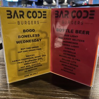Bar Code Burgers - Burgers Near Me - Las Vegas, Nevada