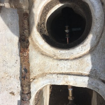 Southwest Plumbing - Old pipe removed from meter box. - Plumbing Near Me - Thousand Palms, California Southwest Plumbing - Old pipe removed from meter box. - Plumbing Near Me - Thousand Palms, California