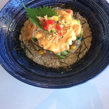 Good Catch Boil House - Tuna on brown rice with spicy mayo - Cajun/Creole Near Me - Markham, Ontario Good Catch Boil House - Tuna on brown rice with spicy mayo - Cajun/Creole Near Me - Markham, Ontario