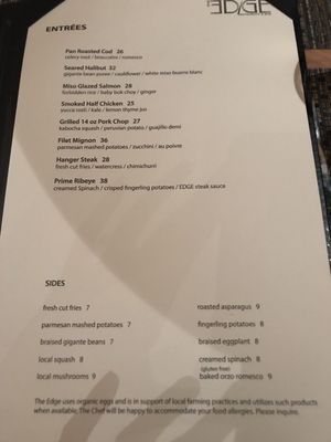 Menu photo 8 The Edge in Jackson Jackson, NJ
