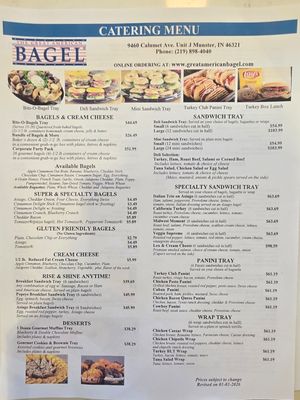 Menu photo 5 The Great American Bagel Munster, IN Menu photo 5 The Great American Bagel Munster, IN