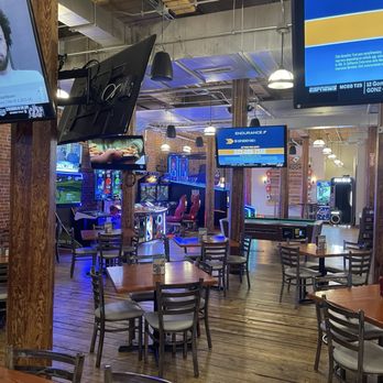 Clouds Brewing - Arcade games, basketball and pool table inside - New American Near Me - Durham, North Carolina