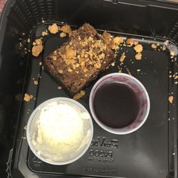 Macadamia Nut Brownie  came with two
