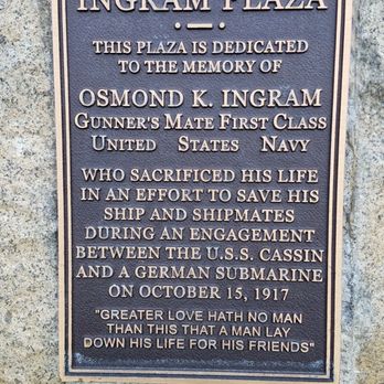 Ingram Plaza - memorial to the Osmond Ingram in whose name is honored. - Parks Near Me - San Diego, California Ingram Plaza - memorial to the Osmond Ingram in whose name is honored. - Parks Near Me - San Diego, California