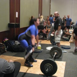 Athletic Performance Center - Coach Joel Nagy with Rachel Howard.