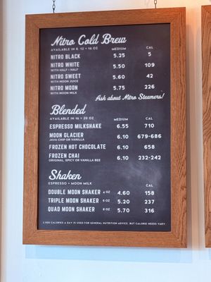 Menu photo 1 Summer Moon Coffee San Marcos, TX