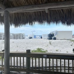 The Lido Key Tiki Bar at The Ritz-Carlton Beach Club - Actual beach club cabana view Ritz Carlton Sarasota.