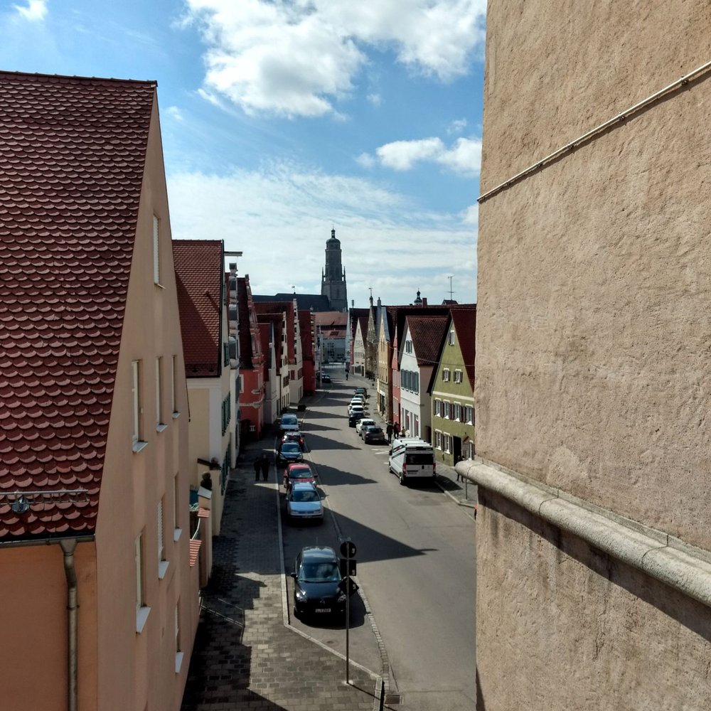 Stadtmauer - A look to the town center from old city wall - Landmarks & Historical Buildings Near Me