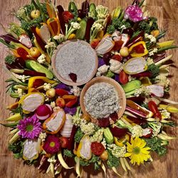 Peace Love Charcuterie - Crunch board