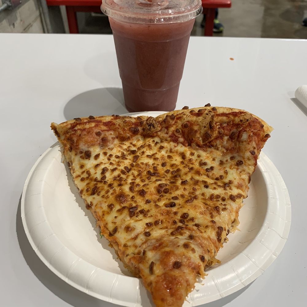 Costco Wholesale - Cheese Pizza and Strawberry Smoothie - Wholesale Stores Near Me - Schaumburg, Illinois Costco Wholesale - Cheese Pizza and Strawberry Smoothie - Wholesale Stores Near Me - Schaumburg, Illinois