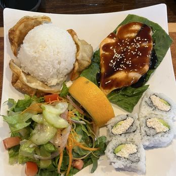 C U Sushi - Salmon teriyaki bento box - Sushi Bars Near Me - Carmel-by-the-Sea, California