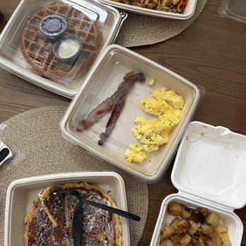 First Watch - Brisket hash and carrot cake pancake - Breakfast & Brunch Near Me - Grand Prairie, Texas First Watch - Brisket hash and carrot cake pancake - Breakfast & Brunch Near Me - Grand Prairie, Texas