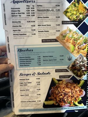 Menu photo 7 Agave Azul Cocina Mexicana Edmond, OK