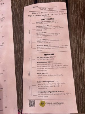 Menu photo 3 Spring Lake Winery Lockport, NY Menu photo 3 Spring Lake Winery Lockport, NY
