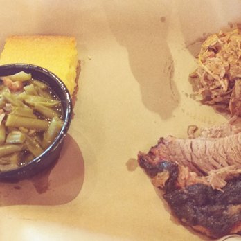 Mission BBQ - Two meat plate with pulled pork and brisket - Barbeque Near Me - Nottingham, Maryland Mission BBQ - Two meat plate with pulled pork and brisket - Barbeque Near Me - Nottingham, Maryland