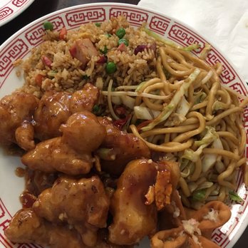 Rose Palace - Orange chicken lunch combo - Chinese Near Me - Elk Grove, California