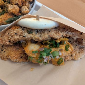 Facing East Time - Crispy chicken burger - Taiwanese Near Me - Bellevue, Washington Facing East Time - Crispy chicken burger - Taiwanese Near Me - Bellevue, Washington