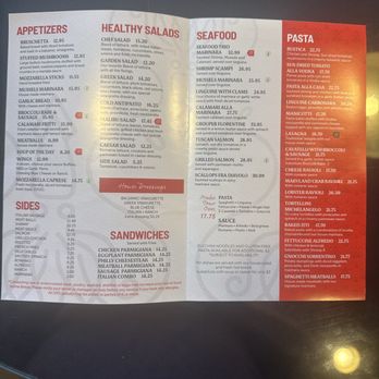 Casa Calamari - Menu - Italian Near Me - Surfside Beach, South Carolina