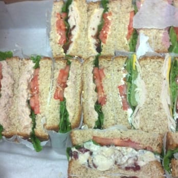 Bruegger's Bagels - Some of the sammys in the catering box - Bagels Near Me - Carlsbad, California