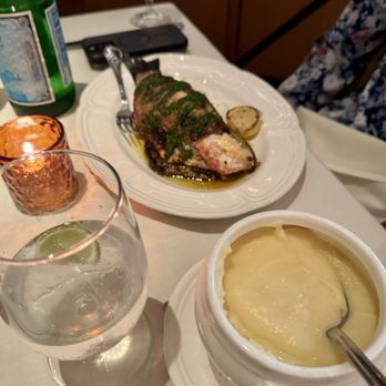 Dean's Italian Steakhouse - Oven-Roasted Whole Branzino - Steakhouses Near Me - Charlotte, North Carolina Dean's Italian Steakhouse - Oven-Roasted Whole Branzino - Steakhouses Near Me - Charlotte, North Carolina