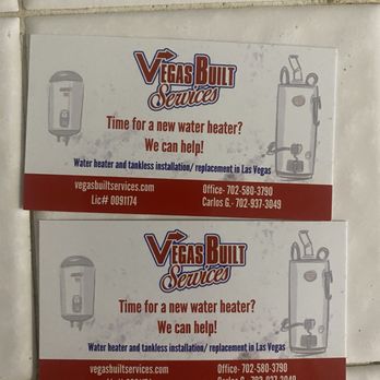 Vegas Built Services - Water Heater Installation/Repair Near Me - Las Vegas, Nevada Vegas Built Services - Water Heater Installation/Repair Near Me - Las Vegas, Nevada
