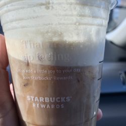 Starbucks - Salted caramel cream cold brew.