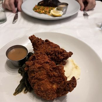 Georgia Brown's - Fried chicken with greens, mashed potatoes and gravy - Southern Near Me - Washington, DC, District of Columbia Georgia Brown's - Fried chicken with greens, mashed potatoes and gravy - Southern Near Me - Washington, DC, District of Columbia