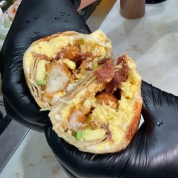 Somos Oaxaca - El Guero Breakfast Burrito - Mexican Near Me - Los Angeles, California Somos Oaxaca - El Guero Breakfast Burrito - Mexican Near Me - Los Angeles, California