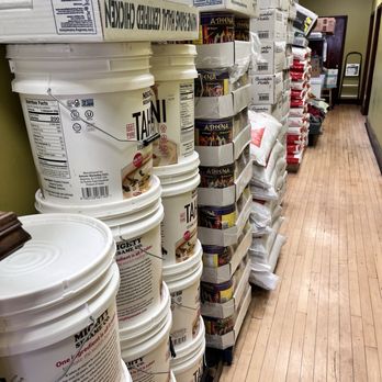 Petra Falafel - Hallway of supplies - Falafel Near Me - Forest Park, Illinois