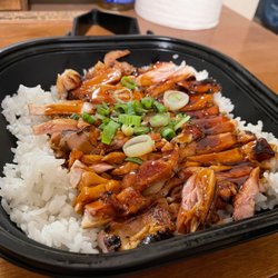 Yogis Grill Teriyaki & Roll - "Large" Chicken Bowl SCAM (same amount as the regular)