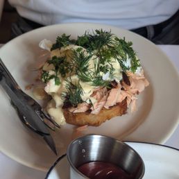 latkes and salmon latkes and salmon