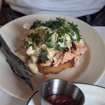 Fairfax - latkes and salmon - Breakfast & Brunch Near Me - New York, New York Fairfax - latkes and salmon - Breakfast & Brunch Near Me - New York, New York